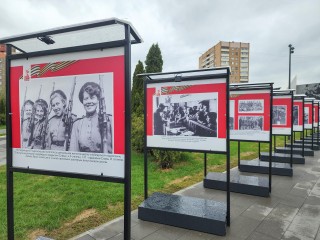 Архивные фото под открытым небом разместили в Подольске в нескольких локациях