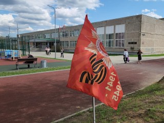 Воспитанники школы №7 участвуют в патриотической акции «Окна Победы»