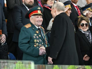 Ветеран из Фрязина принял участие в главном параде в честь Дня Победы