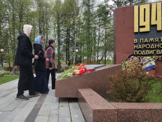 Потомки бойцов Панфиловской дивизии почтили память предков под Волоколамском