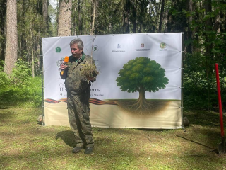 В рамках экологического проекта «Дерево жизни» высадили более 70 деревьев