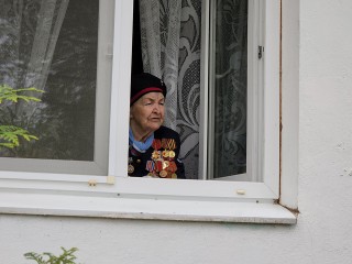 В Истре сыграли концерты под окнами ветеранов Великой Отечественной войны