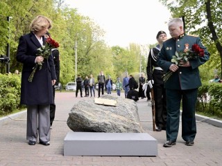В Домодедове заложили первый камень мемориала, посвященного героям СВО