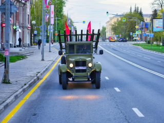 В Сергиев Посад в честь Дня Победы пригнали легендарную «Катюшу»