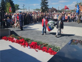 В городе Ликино-Дулёво встретили 80-ю годовщину Великой Победы