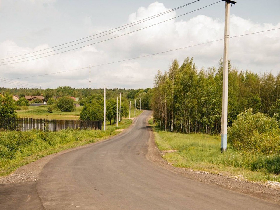 В Софрино отремонтировали дорогу на ул. Заречной