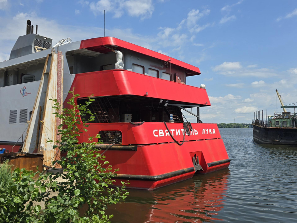 «Святитель Лука» проходит финальные швартовые испытания в Коломне