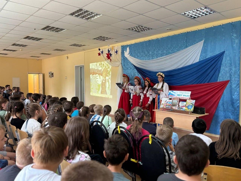 В Подольске провели патриотическое мероприятие для более 100 школьников