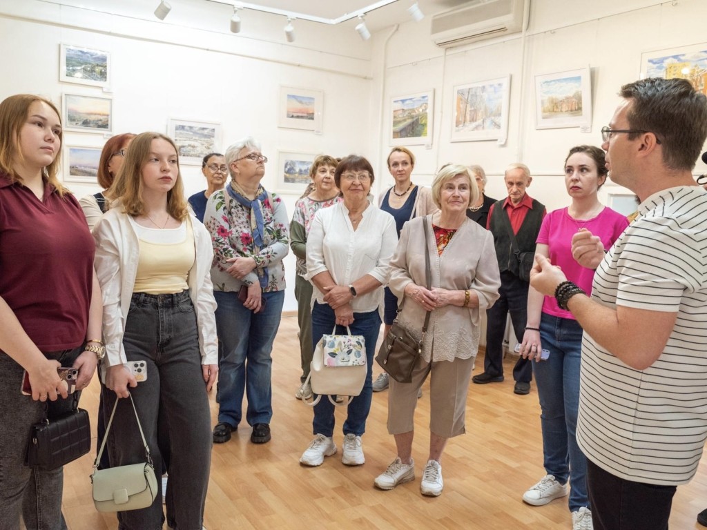В Реутове открылась выставка акварелей Алексея Никулина «Сквозь время и горизонты»