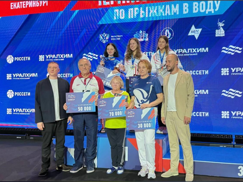 Подмосковная спортсменка завоевала серебряную медаль на чемпионате России по прыжкам в воду