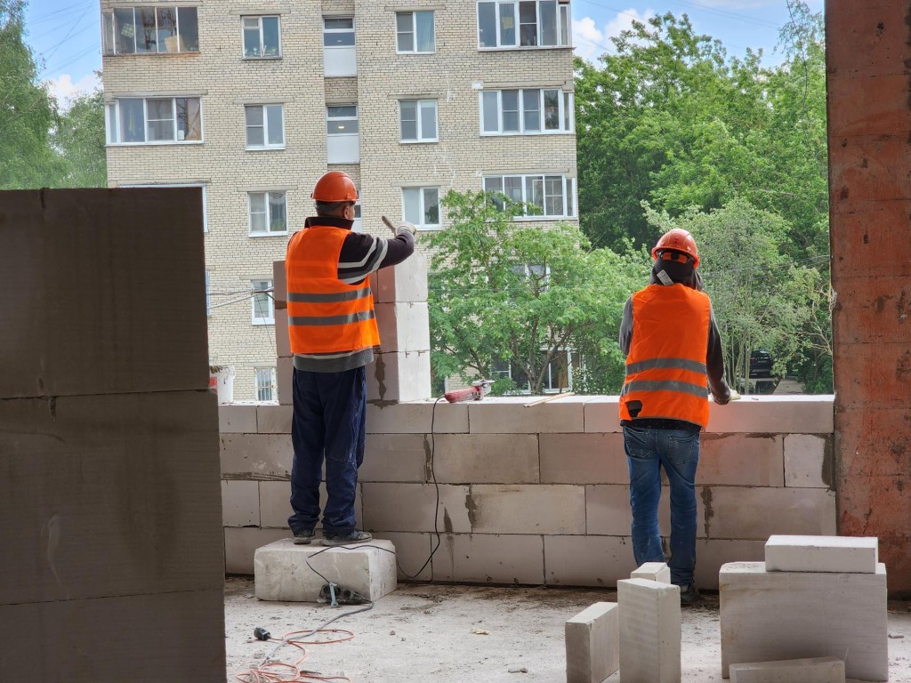 В Солнечногорске построили треть нового корпуса гимназии №6