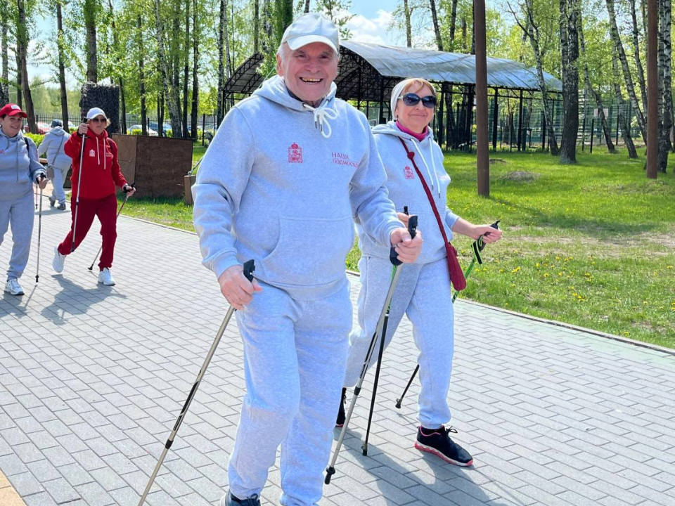 Северная ходьба стала хитом «Активного долголетия» в Кашире