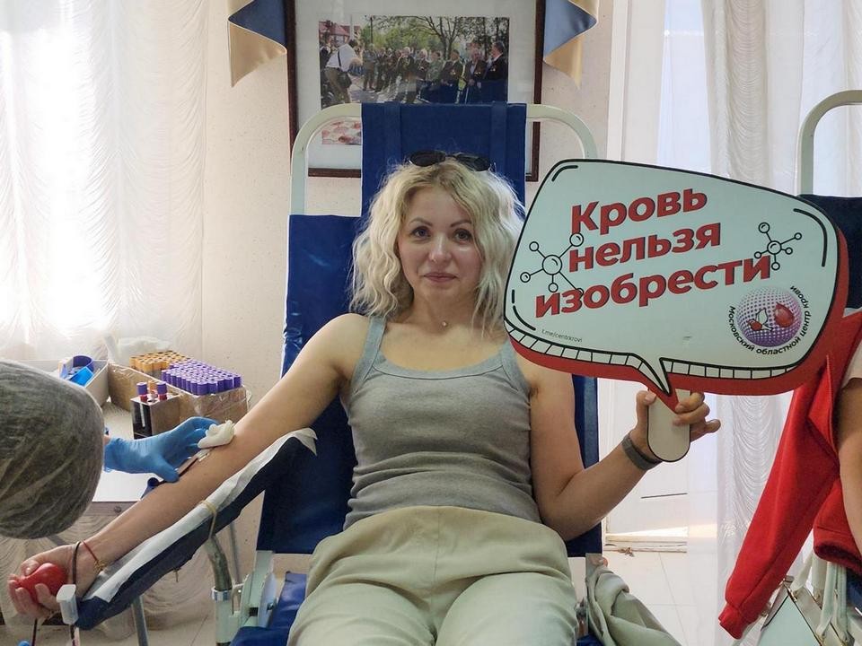 Жители Луховиц пополнили подмосковный банк донорской крови на 33,3 л