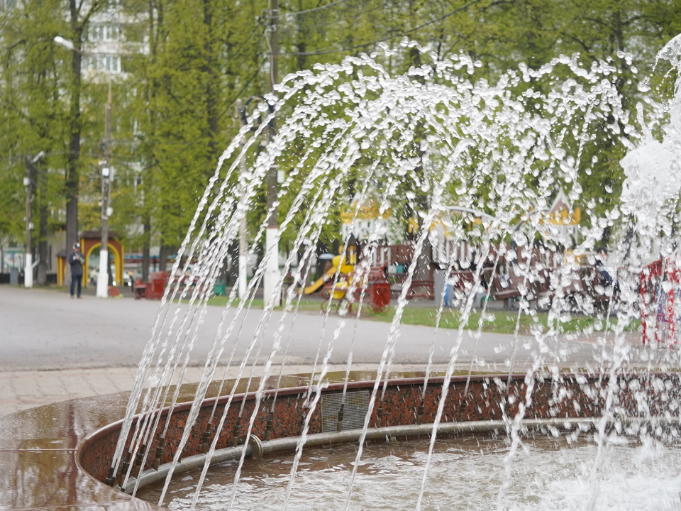 В Протвине после установки фильтров фонтан будет работать ежедневно