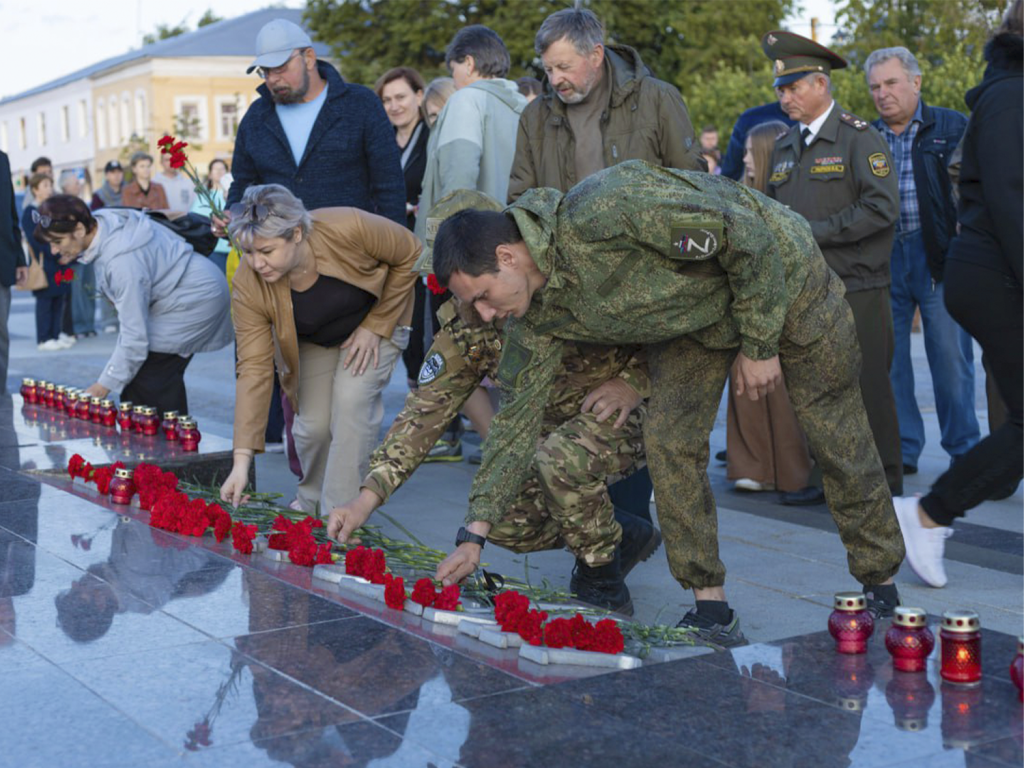 Память воинов, погибших в годы войны, почтили в Зарайске