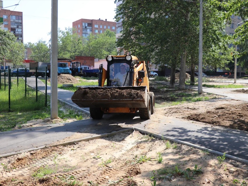 В Егорьевске восстановят газон и дорожки после замены теплосетей