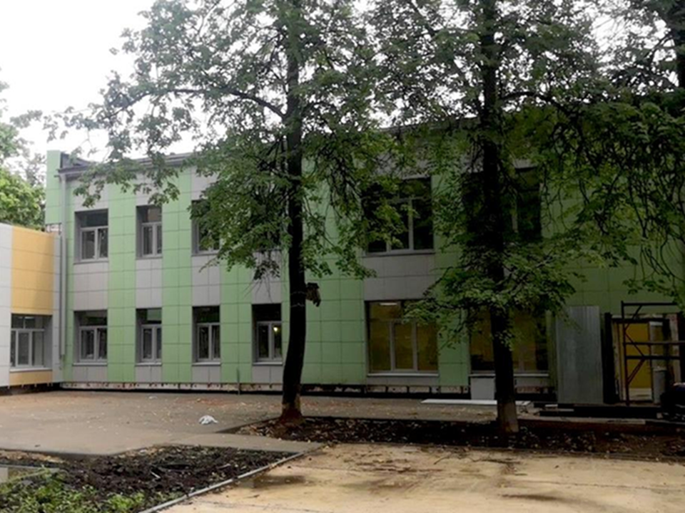 В Красногорске начали финальную отделку детского сада в гимназии №5