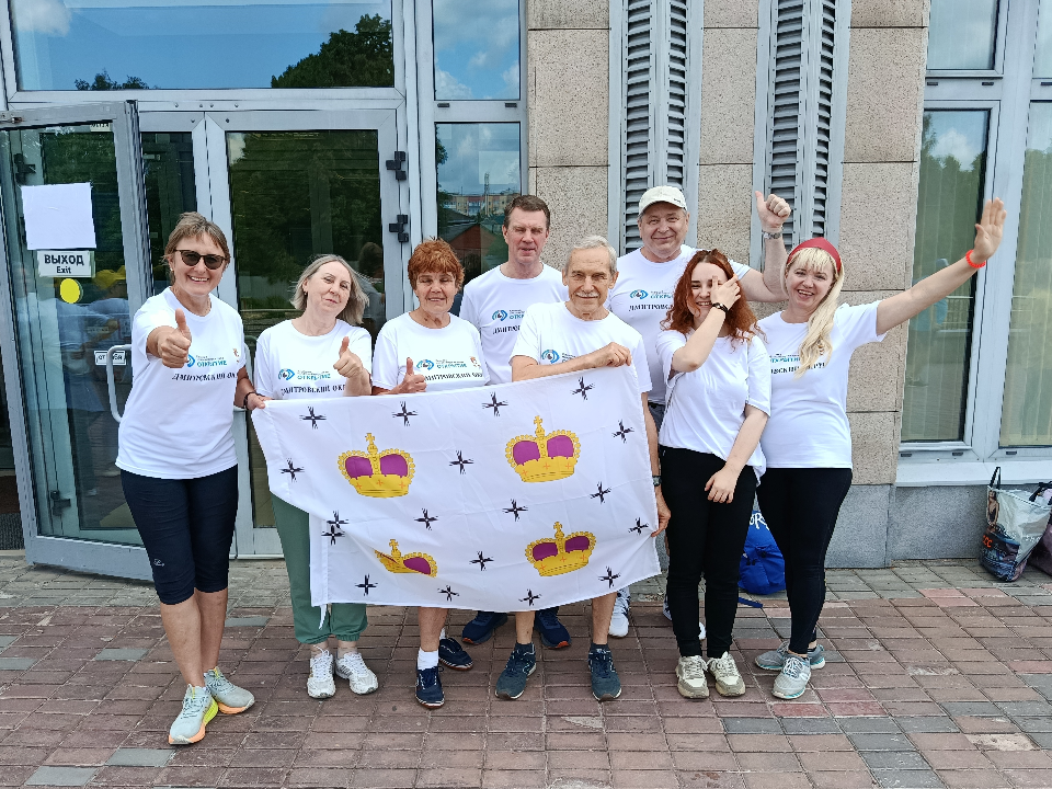Дмитровская команда стала четвертой в эстафете на Спартакиаде пенсионеров