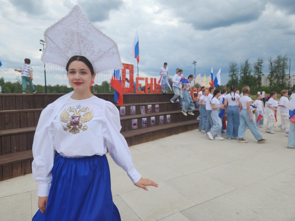 Жители Ликино-Дулева отметили День России в городском парке