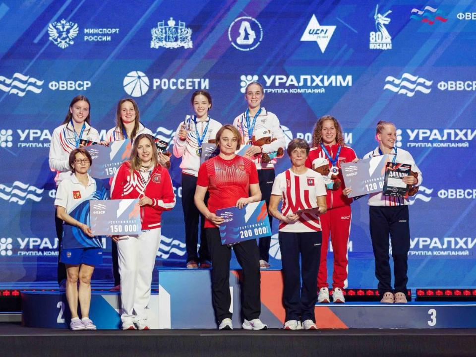 Сборная Подмосковья добавила в копилку две медали чемпионата России по прыжкам в воду