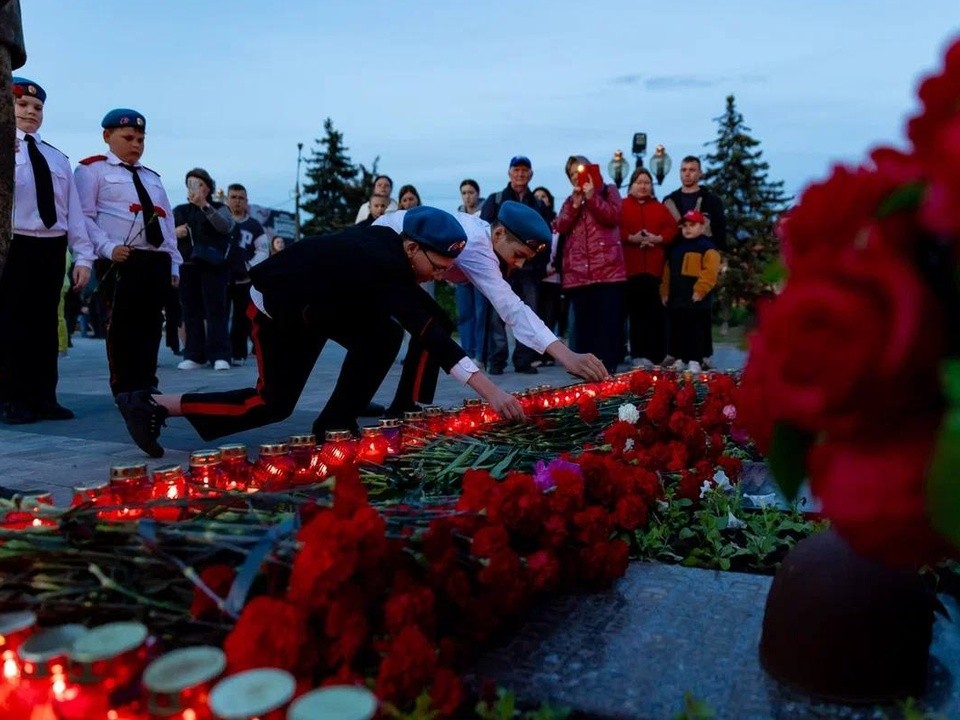 В Орехово-Зуеве зажгли свечи в память о погибших в ВОВ