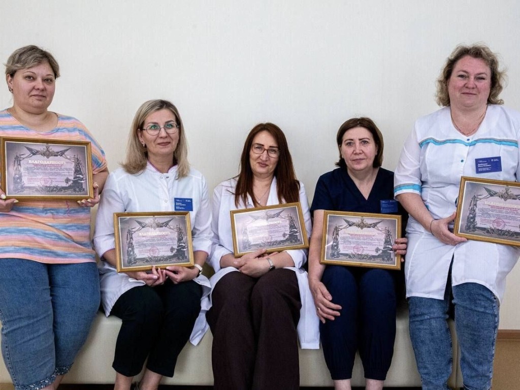 Медики Подольска получили благодарность за гуманитарную помощь бойцам СВО