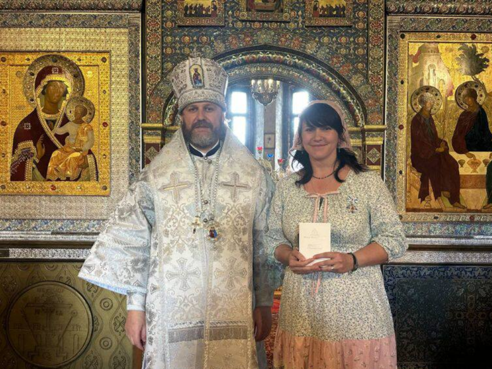 Многодетной матери из Можайска вручили Патриарший знак материнства II степени