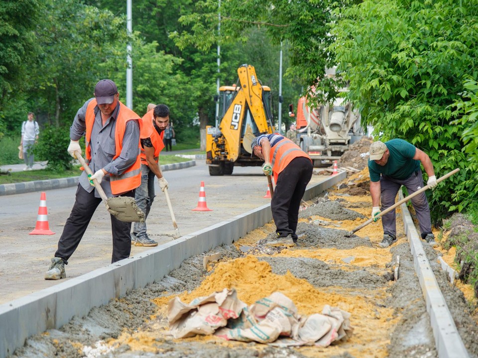 В Лыткарине отремонтируют 2,5 километра тротуаров
