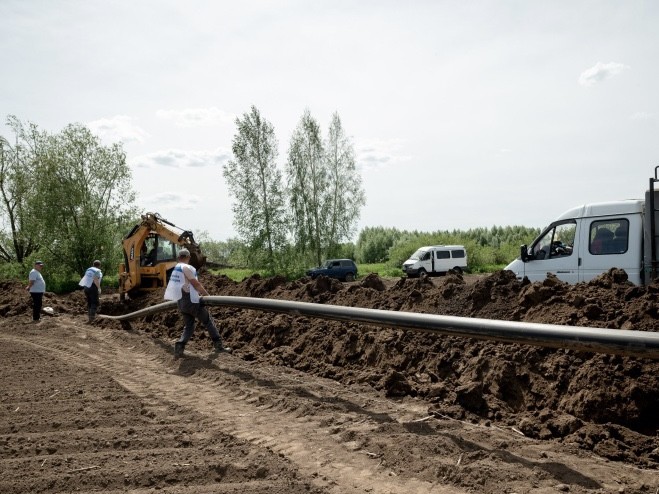 Глиньково начали подключать к газу