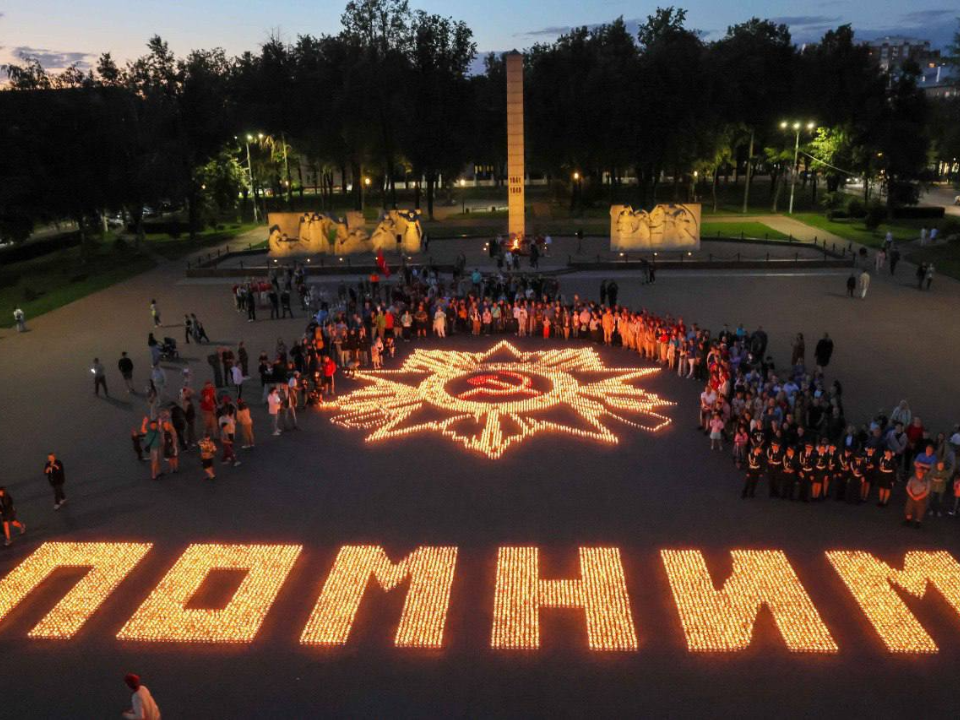 Рисунок из 10 тыс. свечей выложат на площади Славы в Подольске накануне Дня памяти и скорби