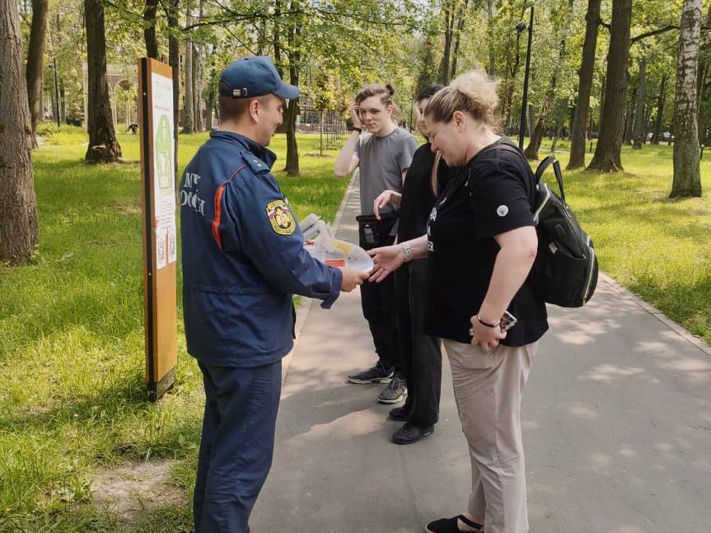 МЧС провело рейды по пожарной безопасности в Ступине в День России