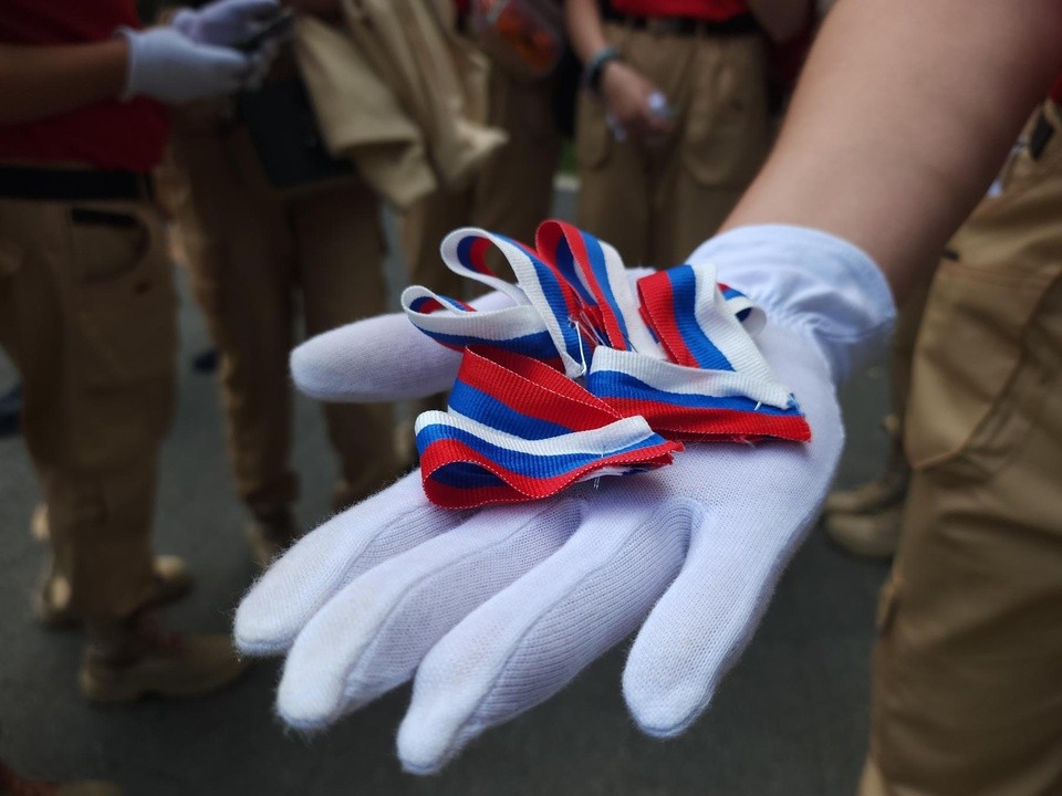 В День России раздали 500 флажков и провели мастер-классы в Мытищах