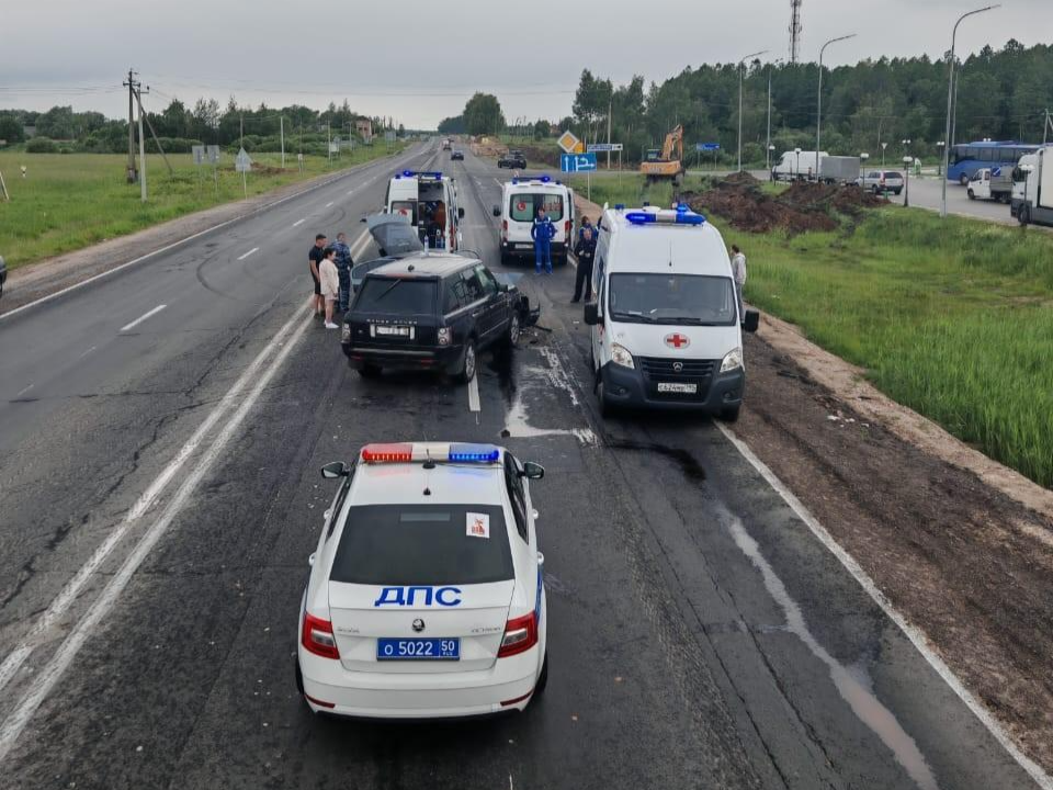 Пострадавшие в ДТП на М-9 «Балтия» госпитализированы при содействии пожарных Подмосковья