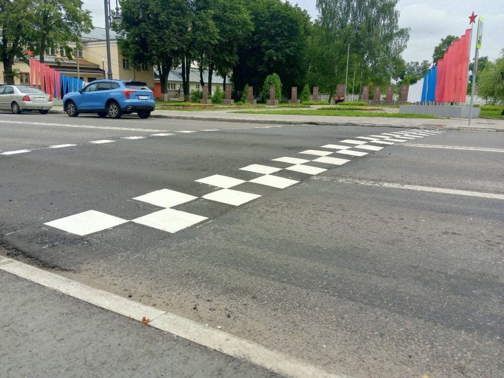 Дополнительный «лежачий полицейский» установили на улице Советской