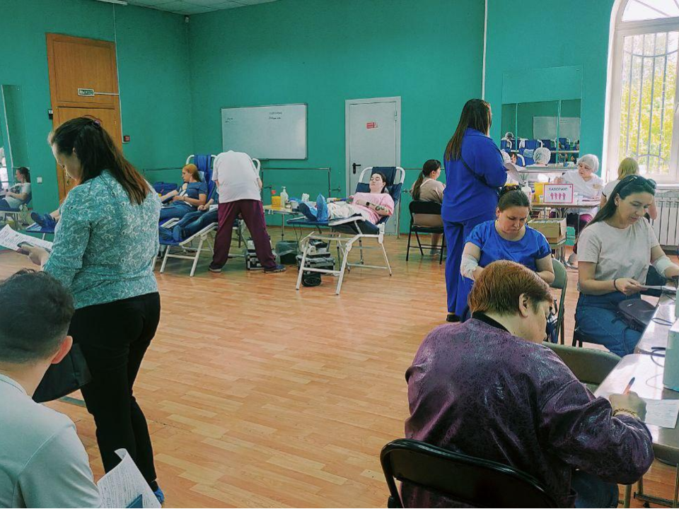 Электростальцы сдали более 30 литров крови на донорской акции