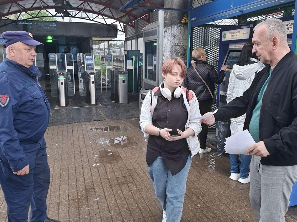 В Красногорске прошел рейд по безопасности на железной дороге