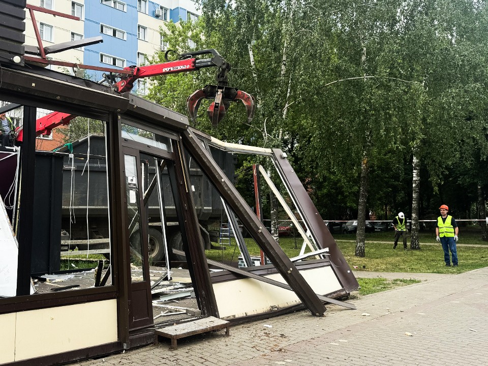 В Подмосковье демонтировали почти 1,9 тыс. незаконных торговых объектов