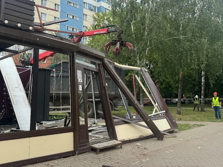 В Красногорске демонтировано 48 торговых палаток из 89 запланированных к сносу