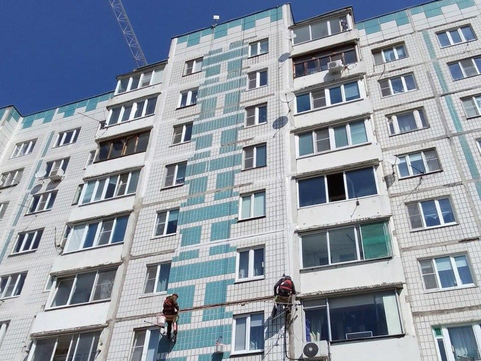 Дом на Московском шоссе стал теплее после ремонта швов