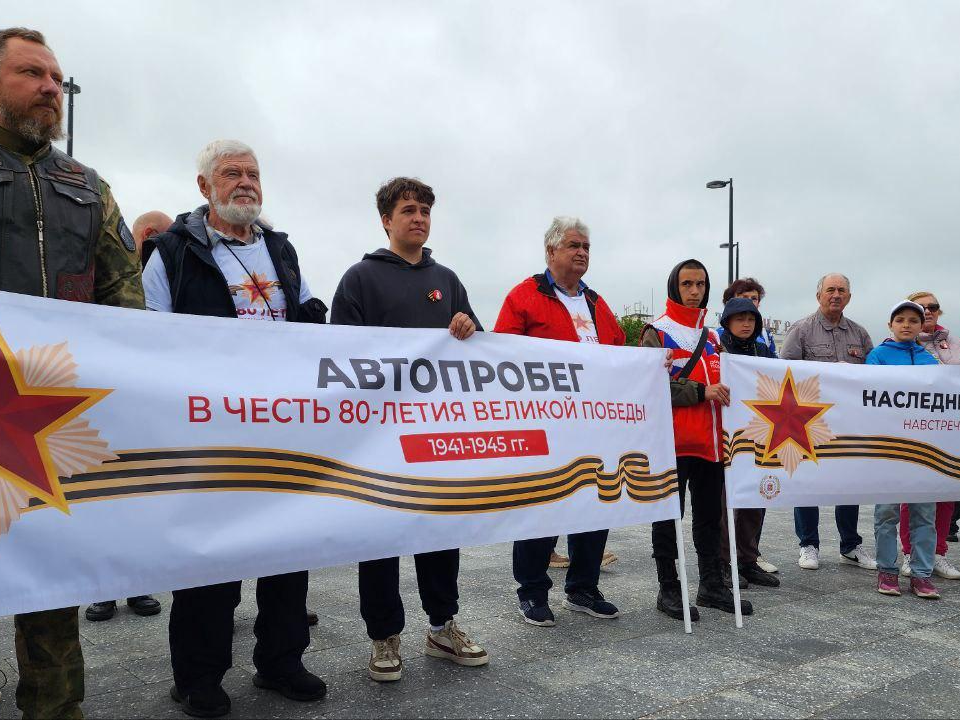Байкеры и ветераны вместе: как прошел патриотический автопробег в Дмитрове