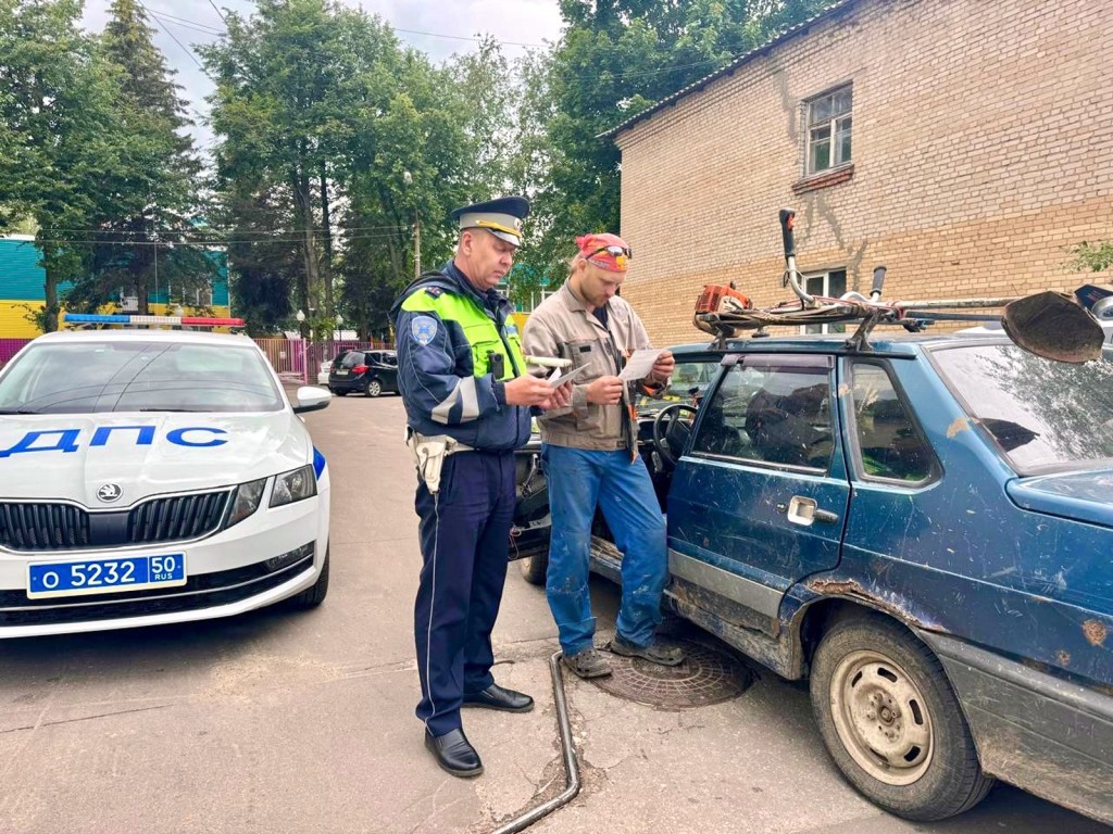 В Ступине оштрафовали водителя за безответственность