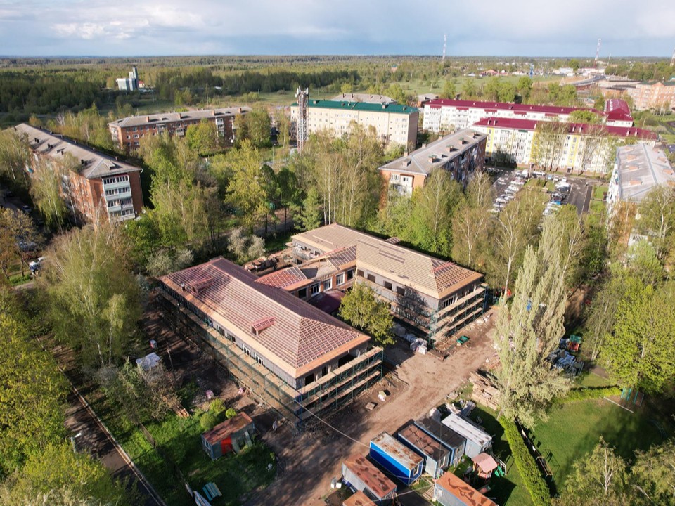 Капремонт детского сада «Малыш» в Шаховской завершится к 1 сентября