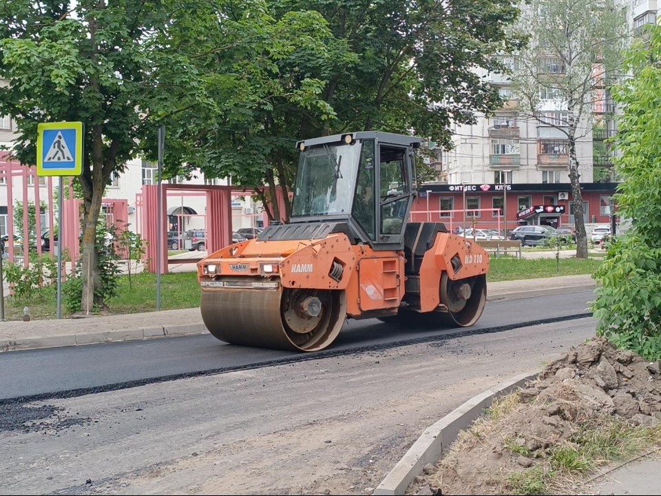 В Лобне отремонтировали дорогу на улице Мирная