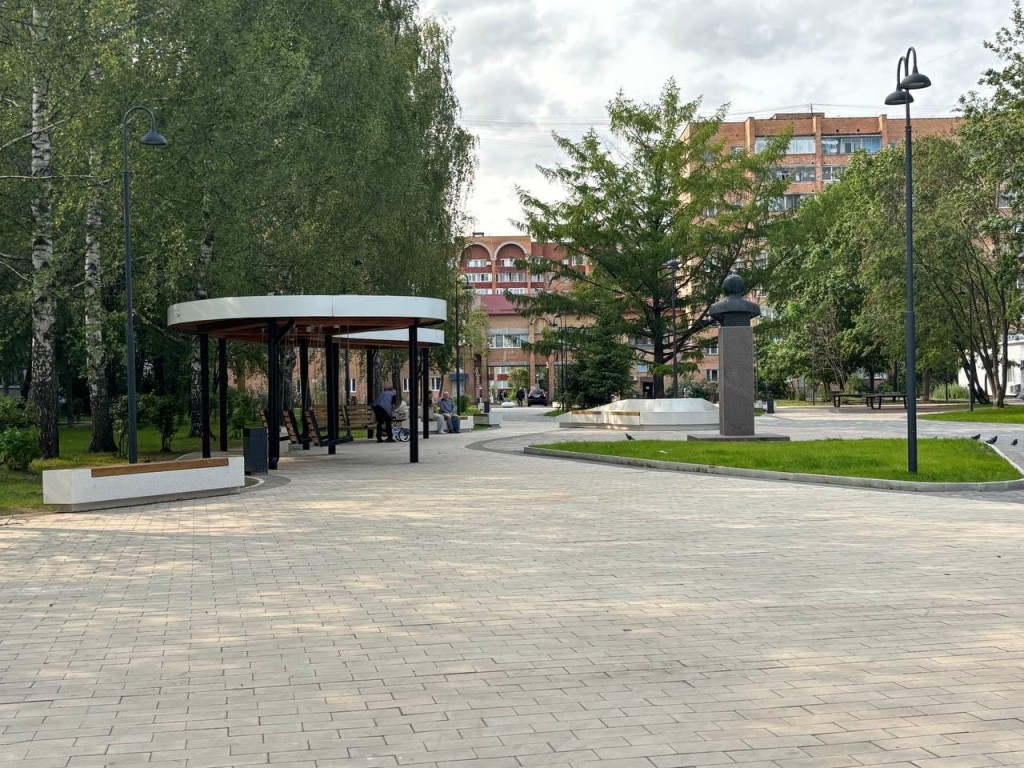 Где река встречается с плиткой: новый фонтан заработает в сквере Дубны