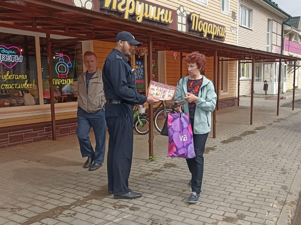Подмосковные пожарные провели профилактические рейды для жителей Серебряных Прудов