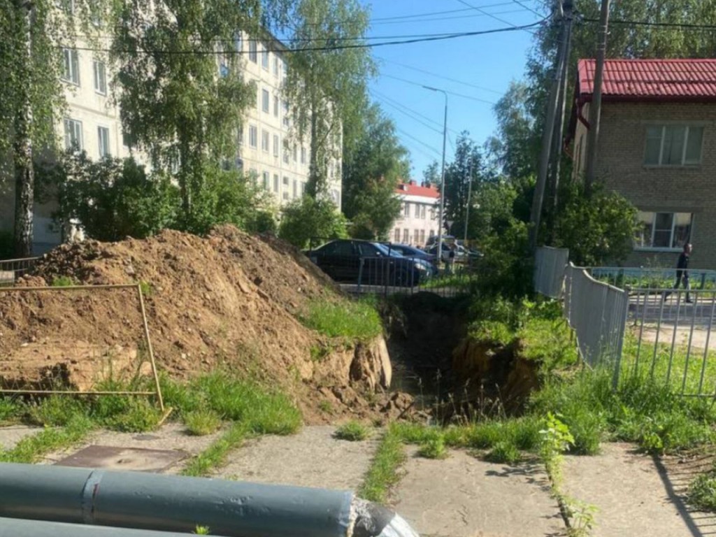 Стало известно, когда закопают ямы на ул. Шишунова и у МЦ «Выбор» в Талдоме
