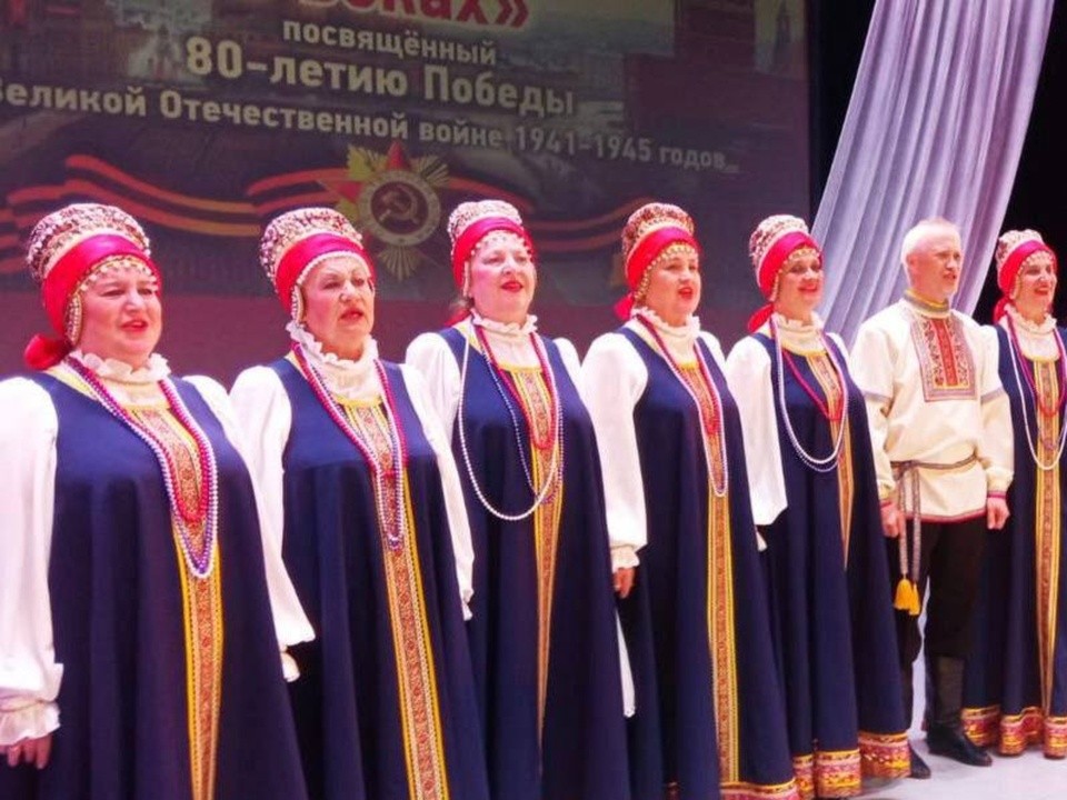 Хор русской песни из Каширы поучаствовал в творческом марафоне ветеранов