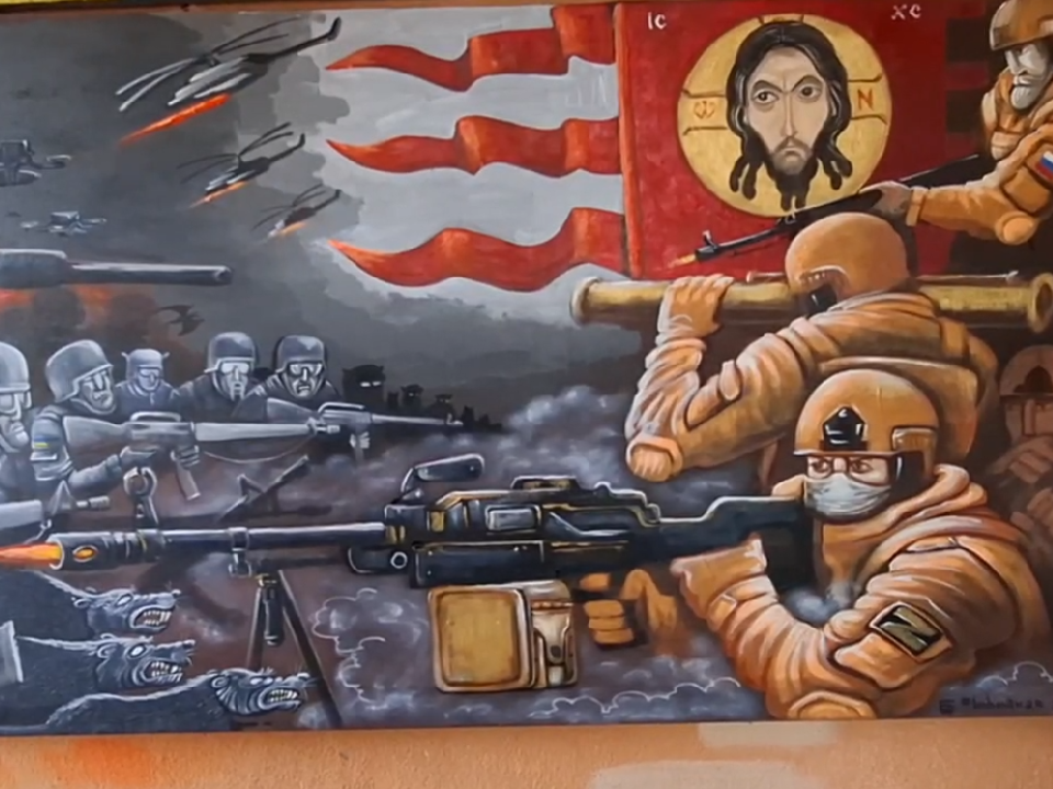 Уличные фрески художника Дубны разместят в городах, где идут боевые действия
