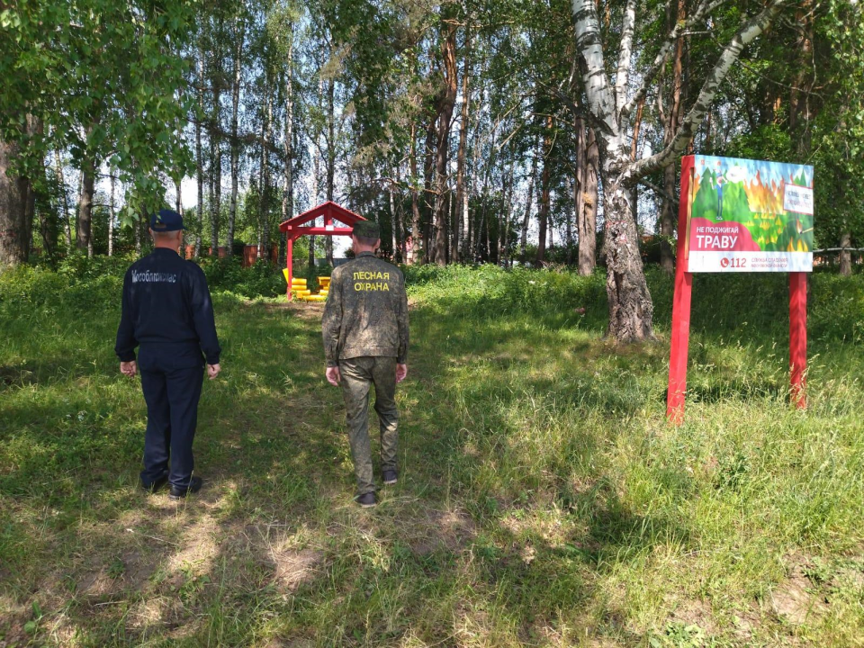 В Серебряных Прудах прошли рейды по предупреждению лесных пожаров