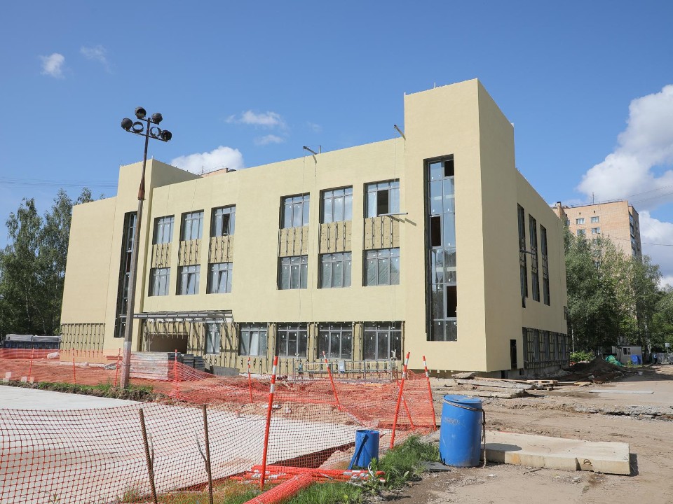 Пристройка к школе и ФОК откроются в микрорайоне Гагарина в 2026 году
